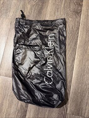 Calvin Klein Black Logo Drawstring Dust bag Storage Pouch